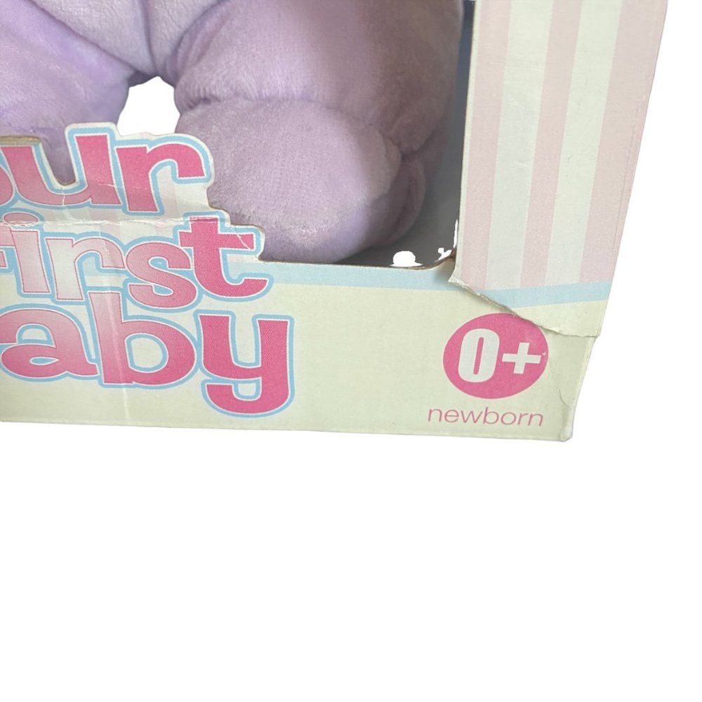 Madame Alexander My First Newborn Baby Doll Soft Fabric Body Lavender NWT - Picture 6 of 15